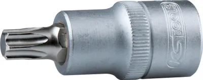 Produktbild von KS Tools 911.1369, Buchse, 1/2", Imperial, 1 Kopf/Köpfe, T60, Chrom-Vanadium-Stahl