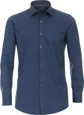 Produktbild von Venti - Modern Fit - Herren Langarm Hemd Jerseyflex (123963800), Größe:46, Farbe:Blau (101)