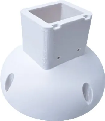 Zdjęcie produktu dla TP-LINK držák/stojan pro kamery Tapo C500/C510W/C520WS/C530WS na stěnu a strop, bílý s krytkou kabelů (1ks)