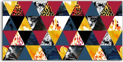 Produktbild von Coloray Glasbild 140x70  Wandbild Glasbilder Deko Herbst inspirierte Aquarellfarbe