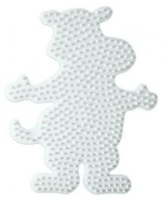 Image de Plaque hama hippopotame pour perles à repasser midi - loisirs créatifs - 303
