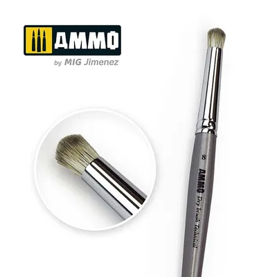 Image de Torro 8 AMMO Pinceau technique Drybrush A.MIG-8703