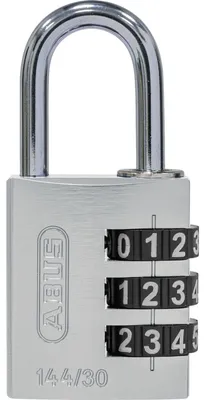 Produktbild von ABUS Zahlenschloss 144/30 silber Lock-Tag