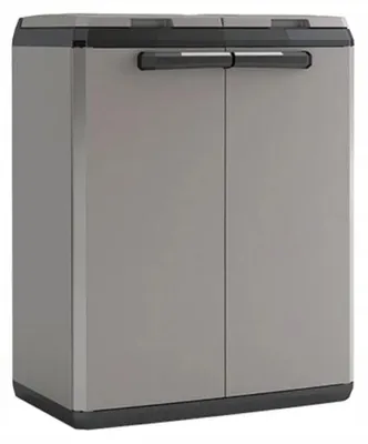 Produktbild von Keter Split Basic, 220 l, Rechteckig, Kunststoff, Grau, Manuell, 680 mm