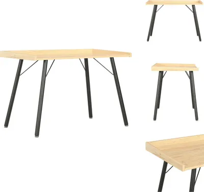 Image de vidaXL Bureau chêne 90×50×79 cm - Bureaux