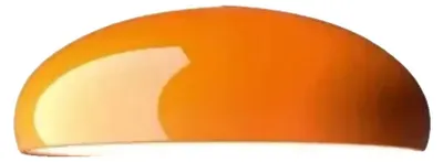 Zdjęcie produktu dla Lampa wisząca, nowoczesny styl, funkcja regulacji jasności, pomarańczowa, średnica 35 cm, bez żarówki