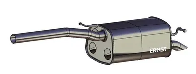 Produktbild von VEGAZ VS-444ERNS Endschalldämpfer für VW Caddy III Kombi (2KB, 2KJ, 2CB, 2CJ) Auspuff