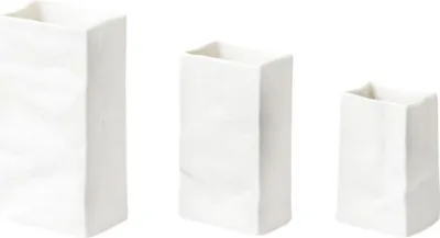 Produktbild von Räder Vase Mini Porzellantüte Set aus 3