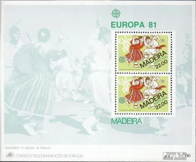 Produktbild von Briefmarken Portugal - Madeira 1981 Mi Block2 (kompl.Ausg.) postfrisch Europa: Folklore