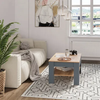 Obrázek produktu pro Konferenční stolek Vicco Milan Antracit/zlatý dub 92.2 x 65 cm, Model 54384