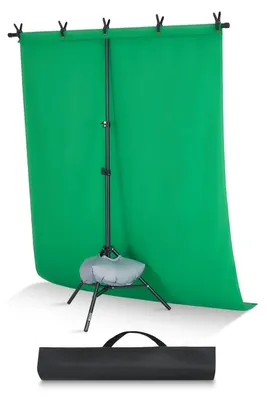 Obrázek produktu pro VEVOR stojan na pozadí nastavitelný stojan na pozadí, přenosný stojan na pozadí s 1 stativem, stojan na plátno pro produktovou fotografii studiová fotografie
