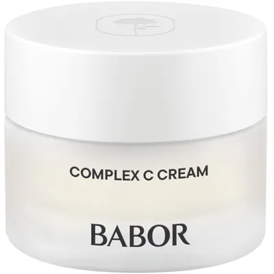 Obrázek produktu pro Krém BABOR Complex C pro obličej, krk a dekolt, s obsahem vitamínů C, A a E, hydratační, veganský, 50 ml, s extraktem z růžových buněk