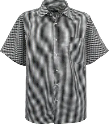 Produktbild von Lavecchia Herren Kurzarmhemd HKA19 (Black-White, 4XL)