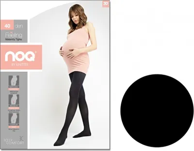 Produktbild von Umstandsstrumpfhose Feeling 40 den knittex Nero 3