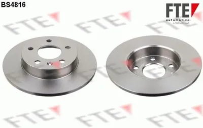 Produktbild von 2x FTE Bremsscheibe 9072017 hinten für OPEL Corsa C Schrägheck (X01) COMBO Tour