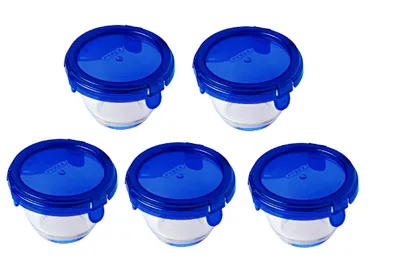 Image de Pyrex récipient en verre avec couvercle Cook & Go 3 pièces