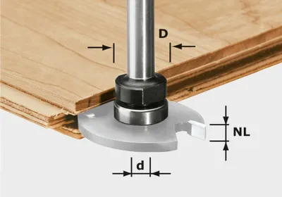 Produktbild von Festool Frässpindel S8 1,5-5 KL16 | 499803