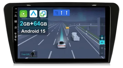 Zdjęcie produktu dla Radio samochodowe Android 15 o przekątnej 10,1 cala [2+64G] z systemem GPS i nawigacją, przeznaczone do samochodów z roczników 2014-2018. Posiada procesor 8-rdzeniowy