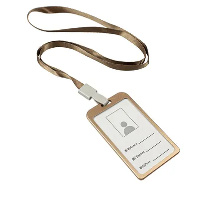 Produktbild von Kartenhalter mit Riemen, Gold