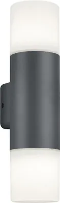 Produktbild von Trio Leuchten Außen-Wandleuchte Hoosic anthrazit weiß E27 Up- & Downlight