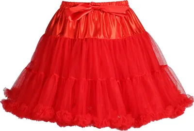 Produktbild von Volumen Petticoat "Cabaret" für Damen | Rot