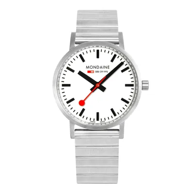 Produktbild von Mondaine Herren Uhr Classic Armbanduhr 40 mm A660.30360.16SBJ Edelstahl
