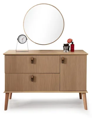 Produktbild von Schlafzimmer Möbel Schminktisch Designer Schminktstuhl Luxus Holzmöbel