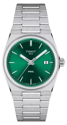 Produktbild von Tissot PRX 35 Quarzuhr Grün Edelstahl T137.210.11.081.00