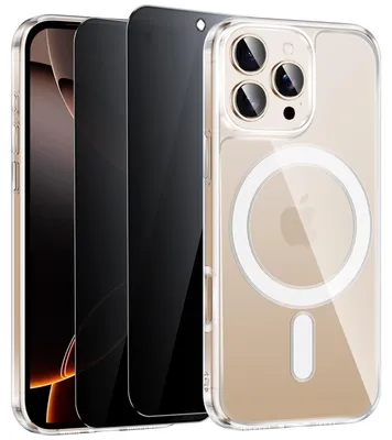 Obrázek produktu pro Magnetické pouzdro na telefon pro iPhone 16 Pro s ochrannou fólií