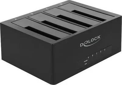 Zdjęcie produktu dla DeLOCK 63930, HDD, SSD, SATA, 2.5,3.5", USB 3.2 Gen 1 (3.1 Gen 1) Type-B, Czarny, 5 Gbit/s