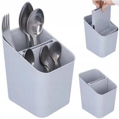 Produktbild von Cadro Besteckabtropfkorb Organizer Küchenutensilien Kunststoff