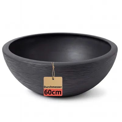Produktbild von BigDean XL Pflanzschale 59cm x21cm DXH ideal auch als Brunnenschale