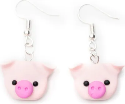 Produktbild von Schwein Ohrringe Ohrhänger Miniblings Glücksschwein Glück Glücksbringer Kopf