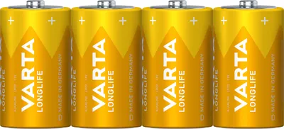 Image de Varta 04120101304 Piles LONGLIFE - Mono/LR20/D, 1,5 V, paquet de 4
