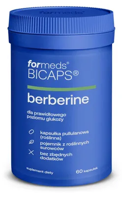 Productafbeelding van Formeds BICAPS BERBERINE Berberine HCL Cholesterol Glucose 60 capsules