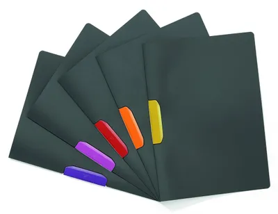 Zdjęcie produktu dla Durable Duraswing, Szary, Czerwony, Plastik, Polipropylen (PP), 30 ark., A4, Klips przytwierdzający