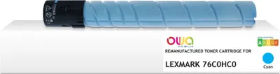 Obrázok produktu pre Kompatibilný toner Lexmark K40409OW OWA 76C0HC0 cyan 34 000 str.
