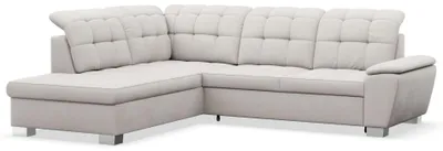 Produktbild von Selsey Jamaal - Ecksofa mit Schlaffunktion und Stauraum, linksseitig, creme