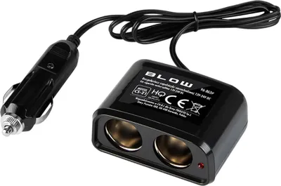 Zdjęcie produktu dla Adapter do zapalniczki samochodowej 1x2 + kabel