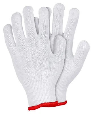 Produktbild von Schutzhandschuhe Rdz8, Weiß, Größe 8, 12 Stück
