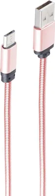 Immagine prodotto di shiverpeaks BS14-11002 Cavo USB 1 m USB 2.0 USB A Micro-USB B oro rosa (BS14-11002)