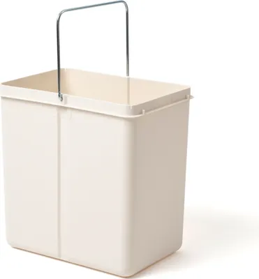 Produktbild von HAILO 1082489 Ersatzeimer 20 Liter in weiß mit Metallbügel für SOLO / Eimer / Einsatz für Abfallsorter
