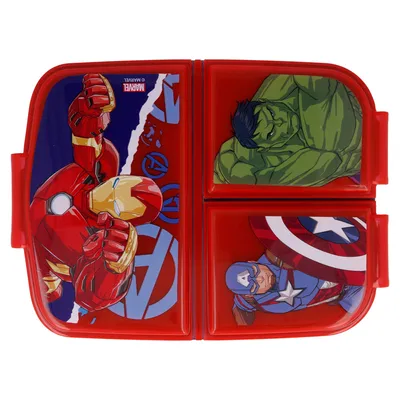 Produktbild von Multibox na svačinu MARVEL - Avengers se 3 přihrádkami