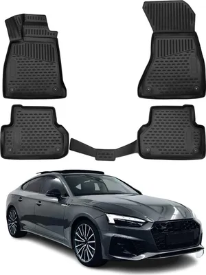 Immagine prodotto di 2016-2024 Audi A5 F5 Sportback tappetini TPE nero 4 pz