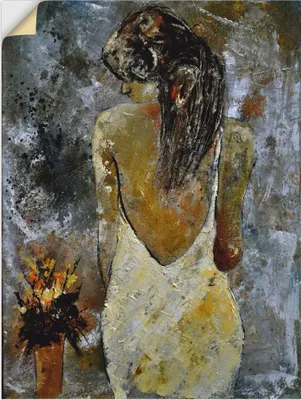 Produktbild von ARTland Wandbild, selbstklebend Junge Frau Größe: 60x80 cm