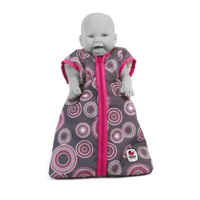Produktbild von Bayer Chic 2000 Puppen-Schlafsack Dessin Hot Pink Pearls 792 87