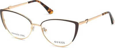 Produktbild von Guess GU2813 Matte dark brown 56/16/140 Damen Brillen