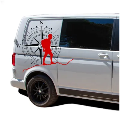 Productafbeelding van Kompas Foliesticker voor Auto, Caravan en Aanhanger
