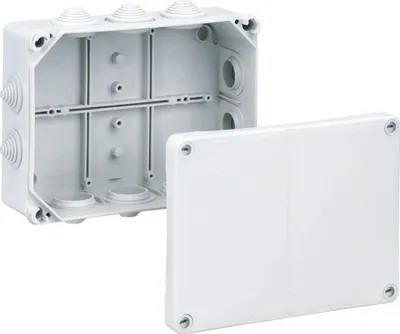 Produktbild von Spelsberg Feuchtraum Verbindungsdose IP55 HP190 HxBxT 149x199x77 mm grau mit Stufennippel