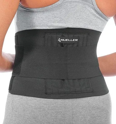 Produktbild von Famanu Rückenstütze für Lendenwirbel - Verstellbar für Taillenumfang 71-110 cm